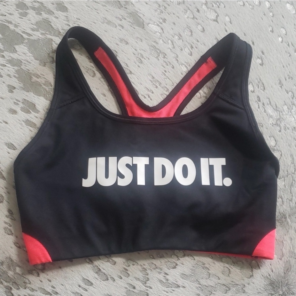 Nike Just Do It Logo Sports Bra Dri-Fit SzS